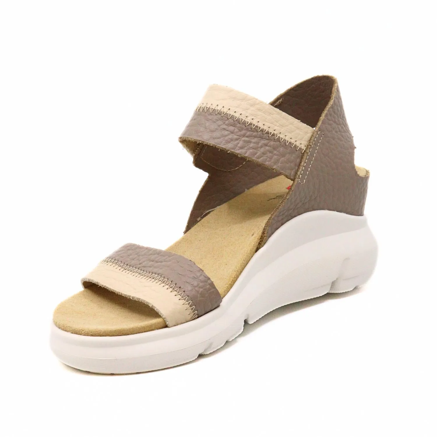 Women's Charlotte Wedge Sandals In Beige/taupe