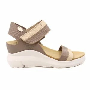 Women's Charlotte Wedge Sandals In Beige/taupe
