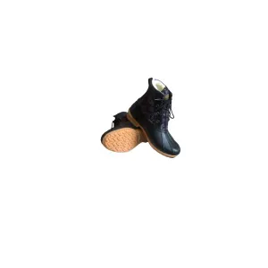 Women’S Classic Harding Print Duck Winter Boots In Black