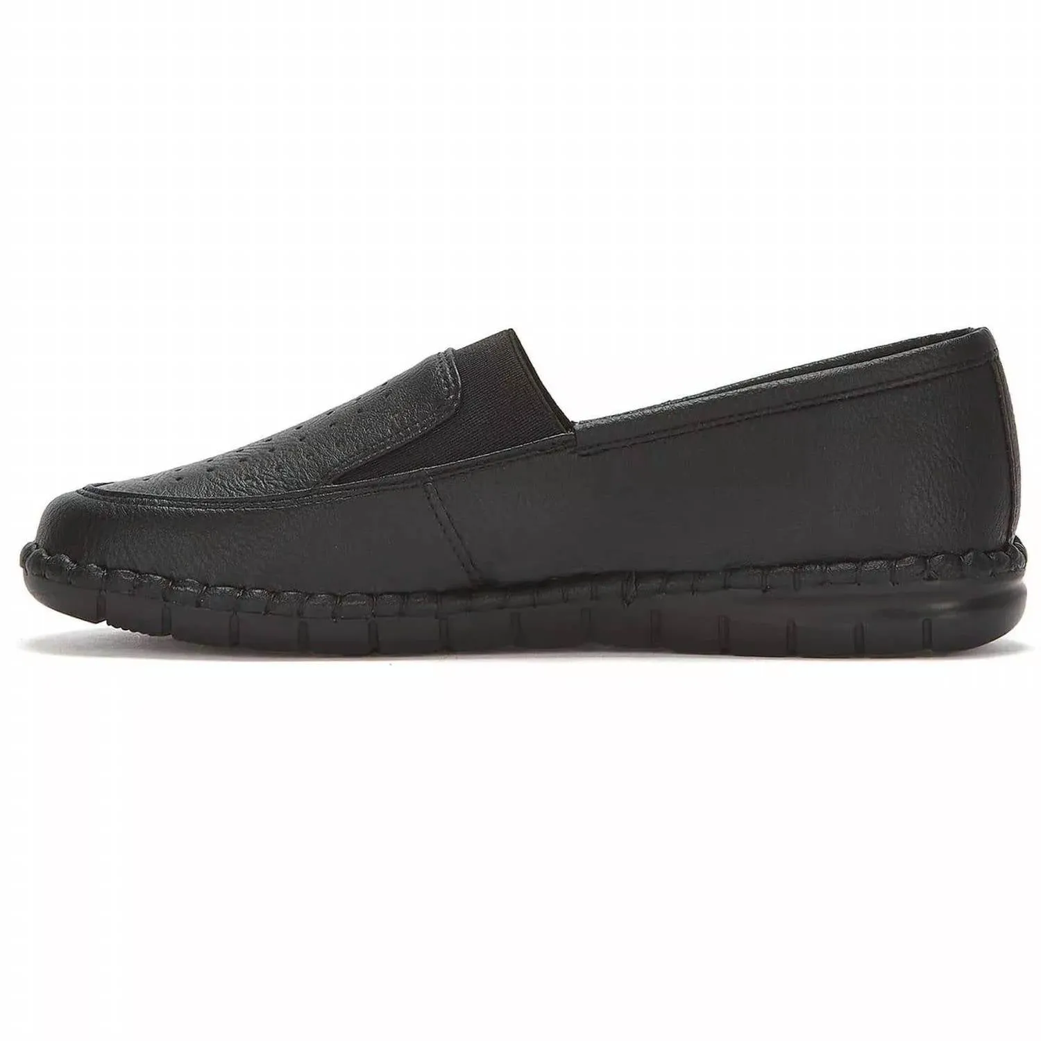 Women's Comfort Moccasin Shoes In Black