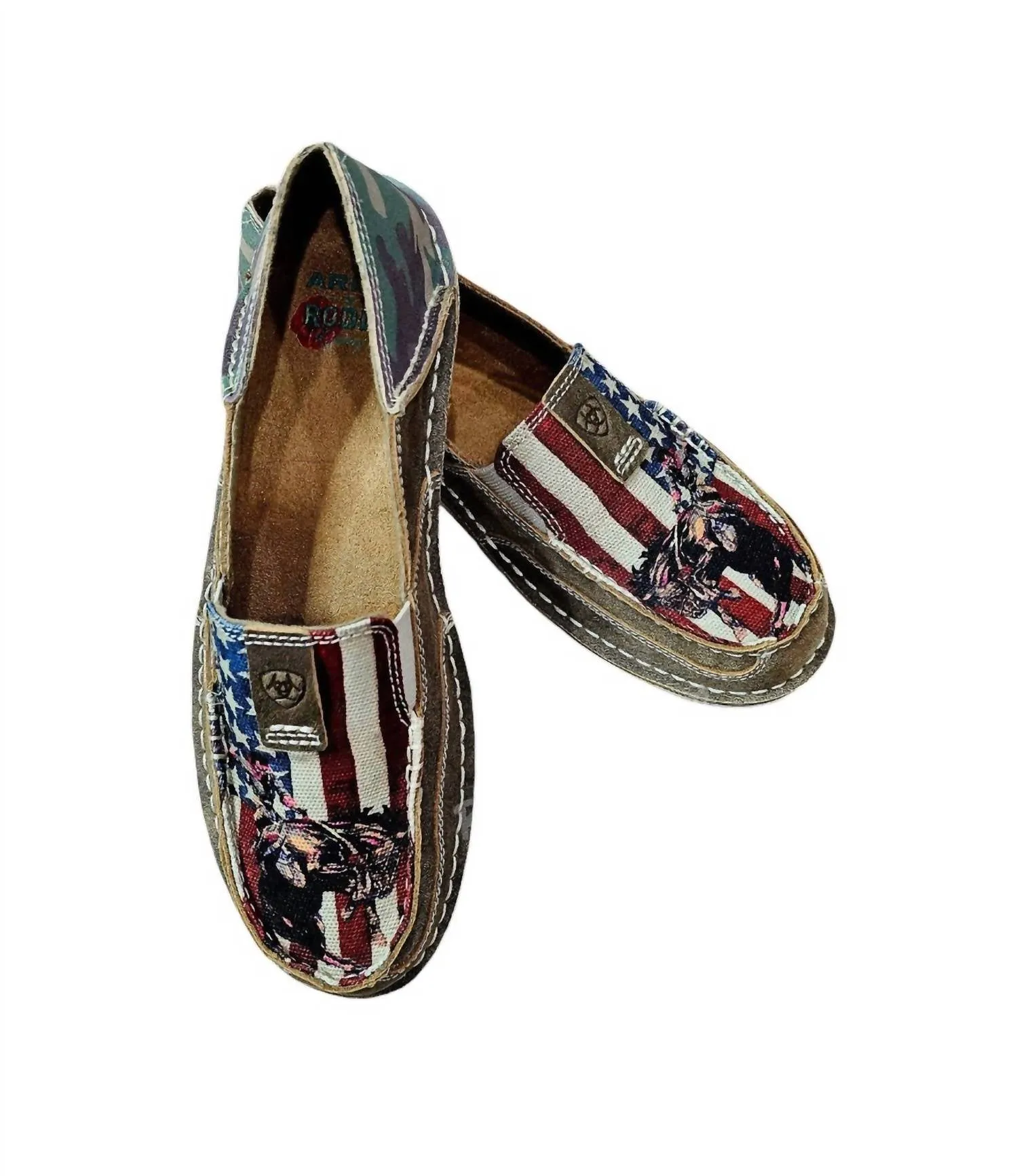 Women's Cruiser American Cowboy Slip On Shoes In Brown