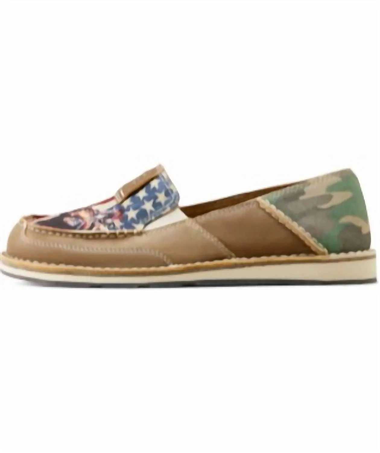 Women's Cruiser American Cowboy Slip On Shoes In Brown