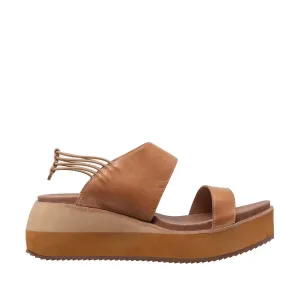Women's E10 Fanny Platform Sandals In Cognac
