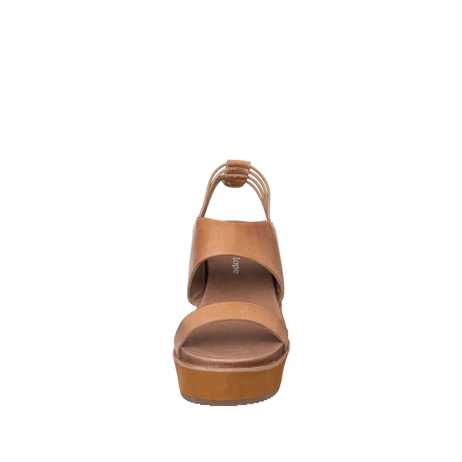 Women's E10 Fanny Platform Sandals In Cognac