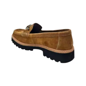 Women's Helio Loafers In Saddle Calf Suede