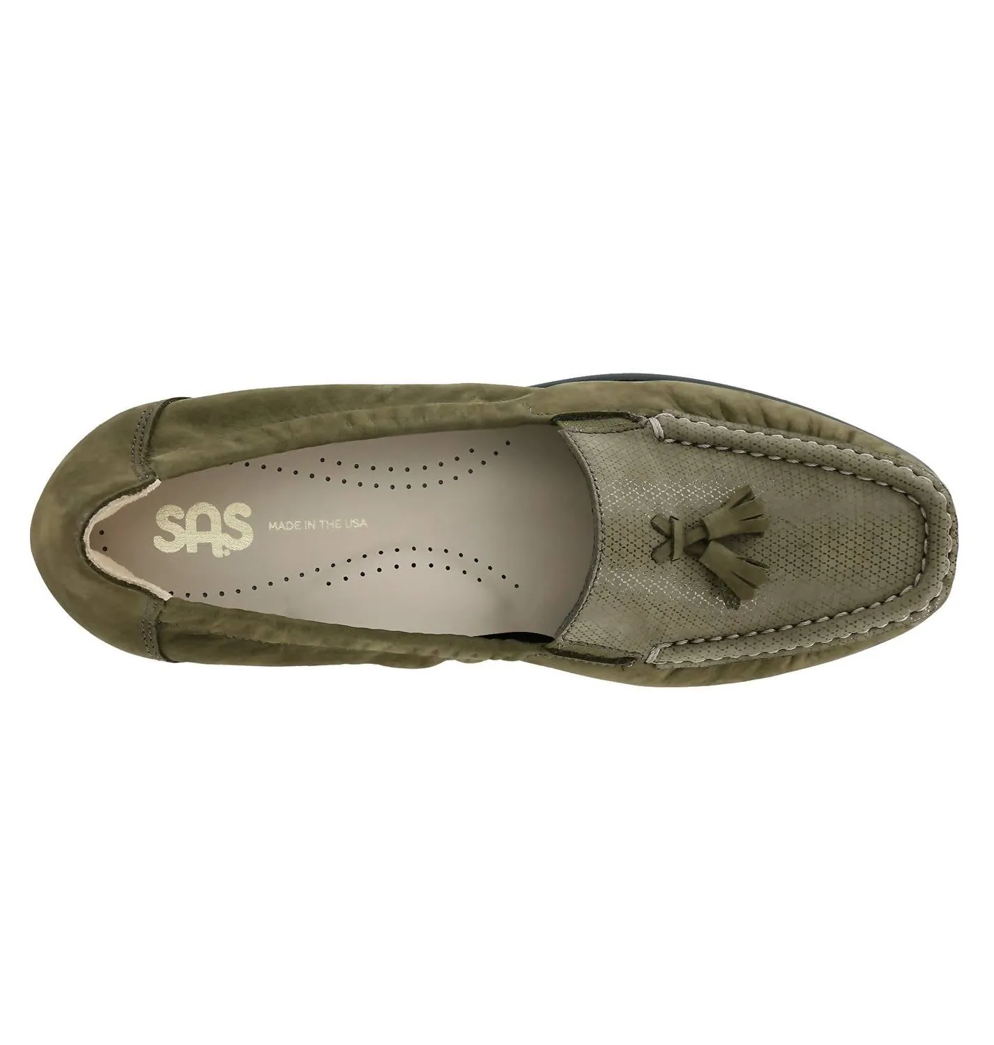 Women's Hope Loafer - Medium In Green Tundra