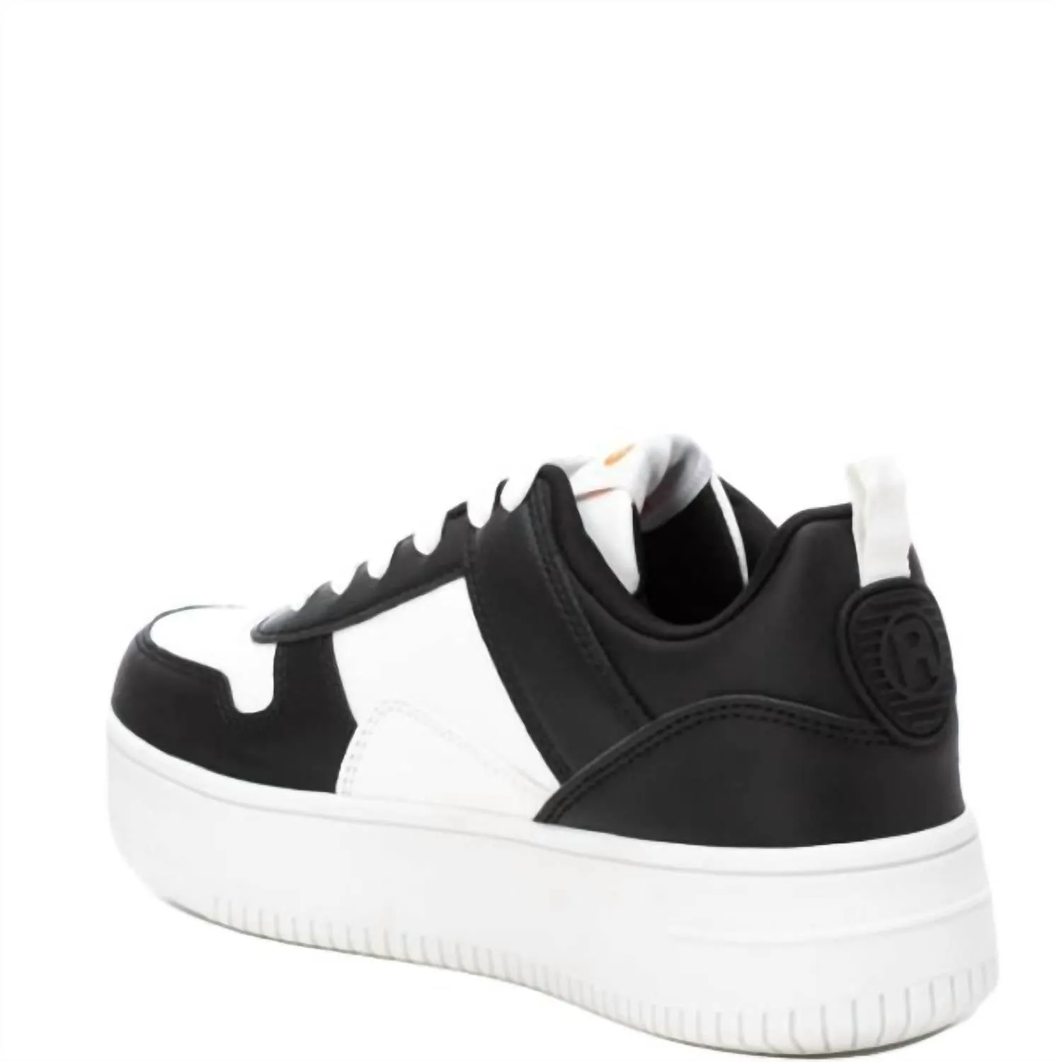 Women's Lace Trainer Sneakers In Black