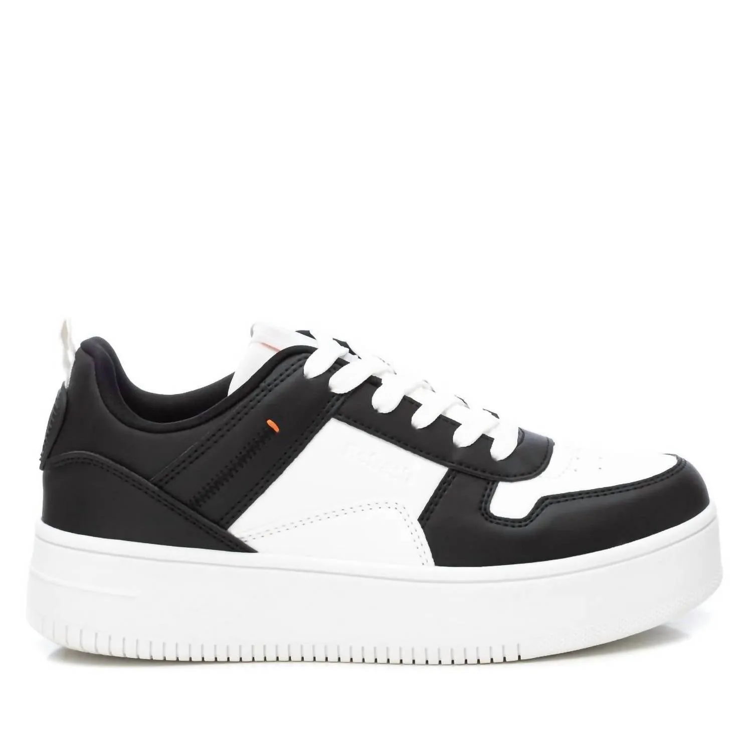 Women's Lace Trainer Sneakers In Black