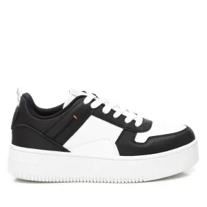 Women's Lace Trainer Sneakers In Black