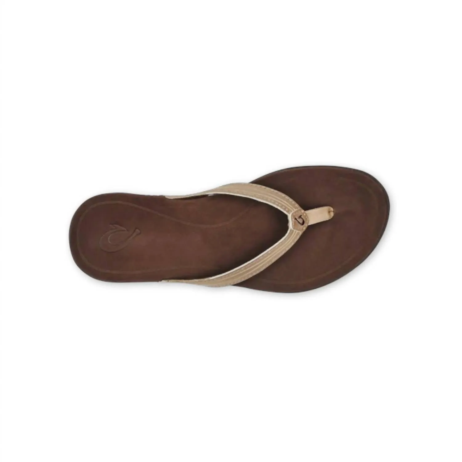 Women's Leather Sandals In Copper/dark Java