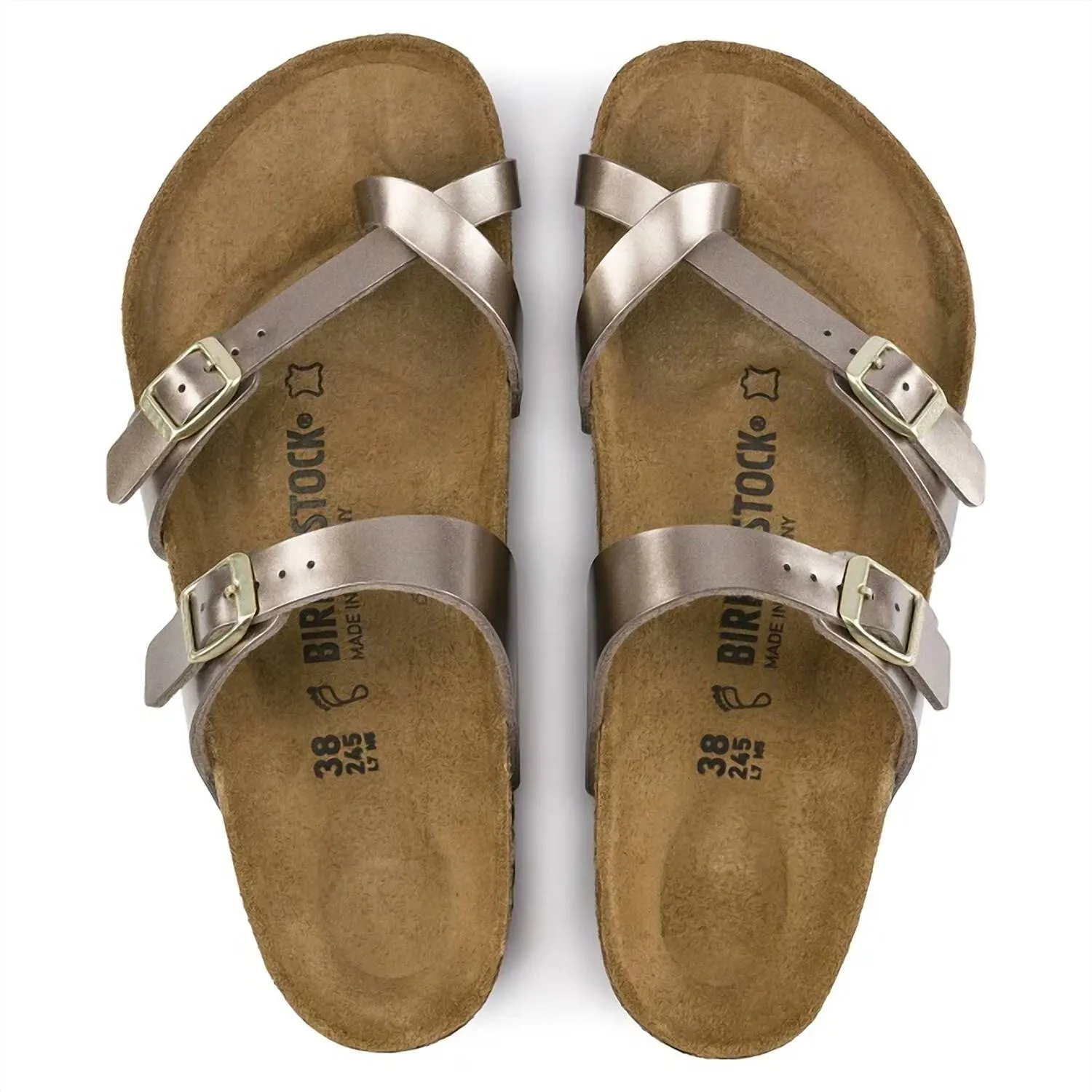 Women's Mayari Sandal In Metallic Taupe