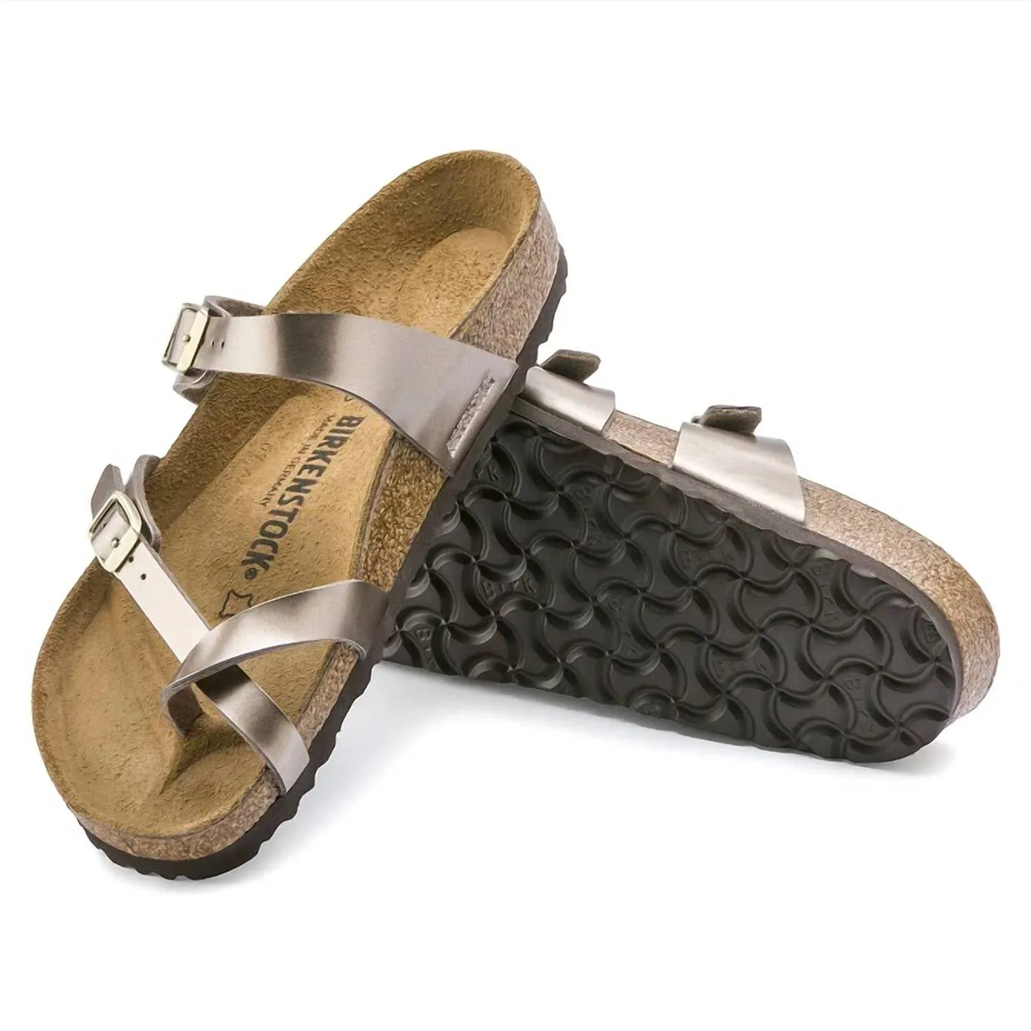 Women's Mayari Sandal In Metallic Taupe