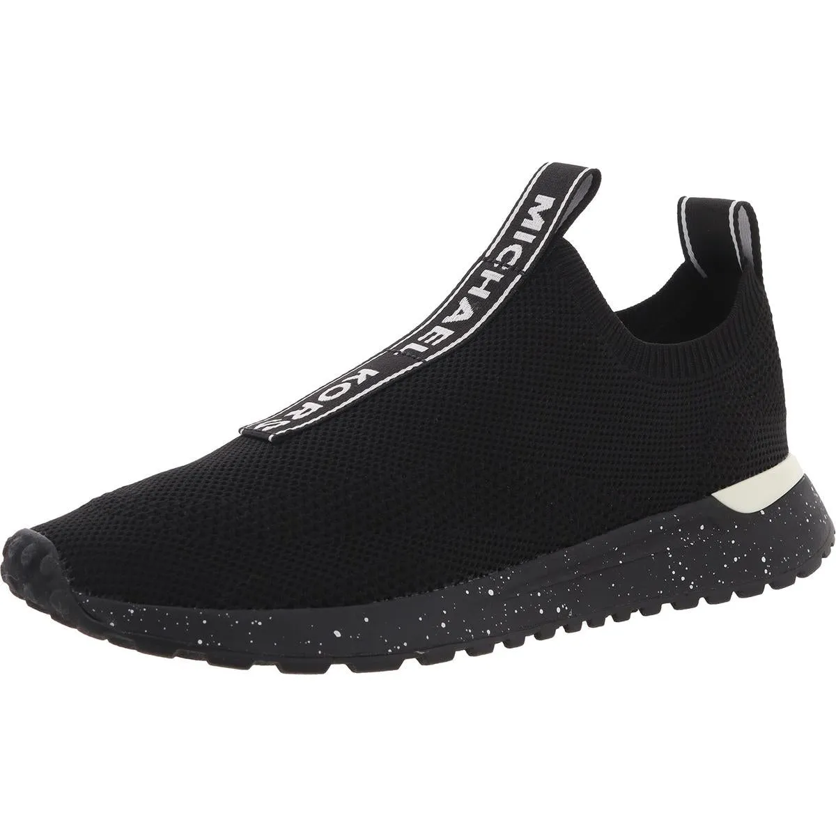 Womens Padded Insole Knit Slip-On Sneakers