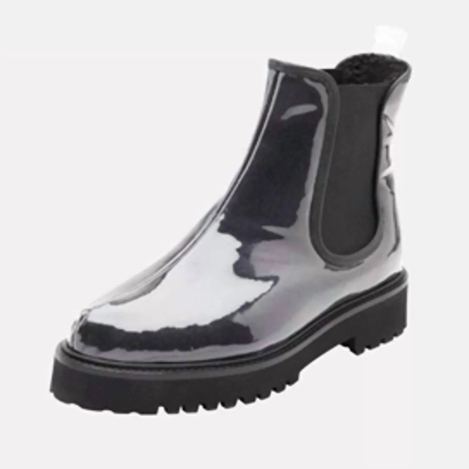 Women's Peggy Vinyl Featherweights Chelsea Boot In Black