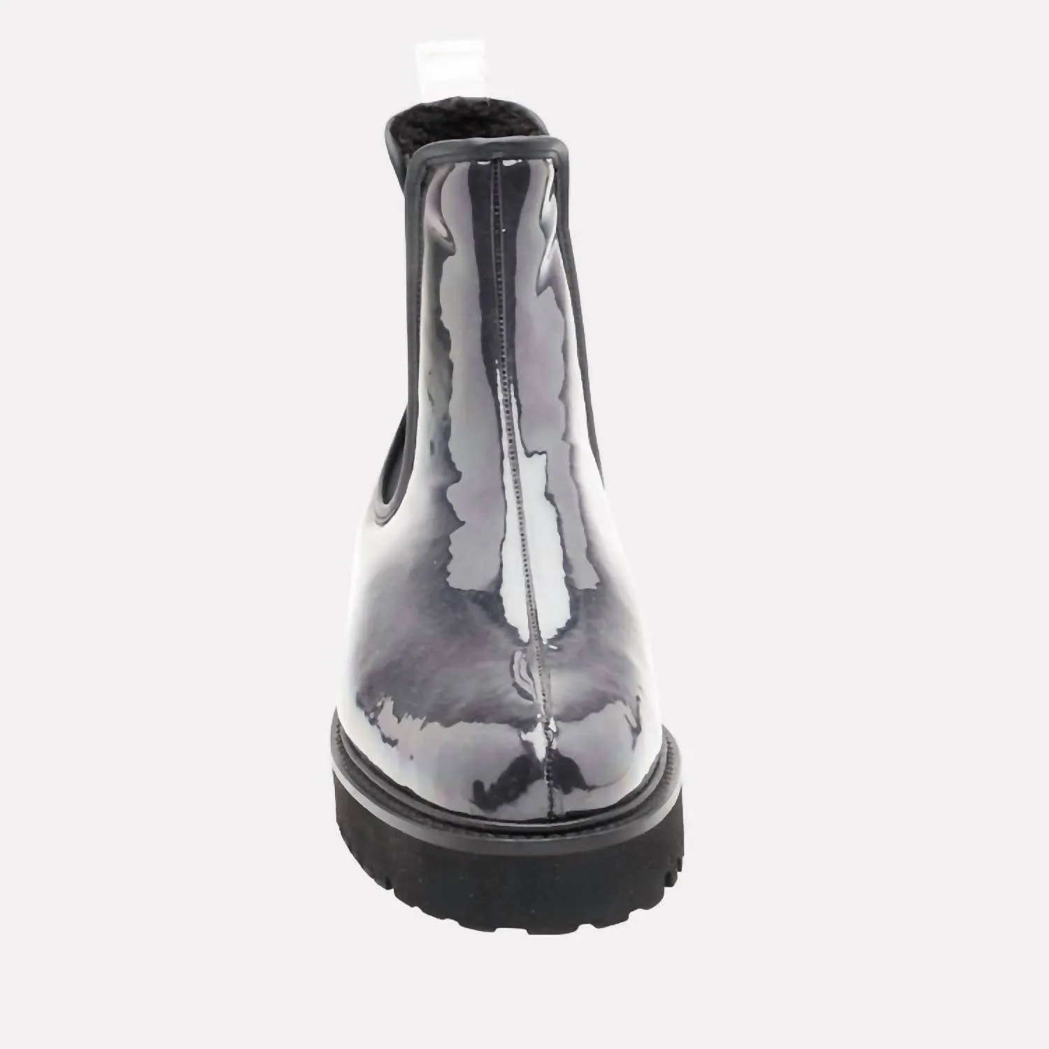 Women's Peggy Vinyl Featherweights Chelsea Boot In Black