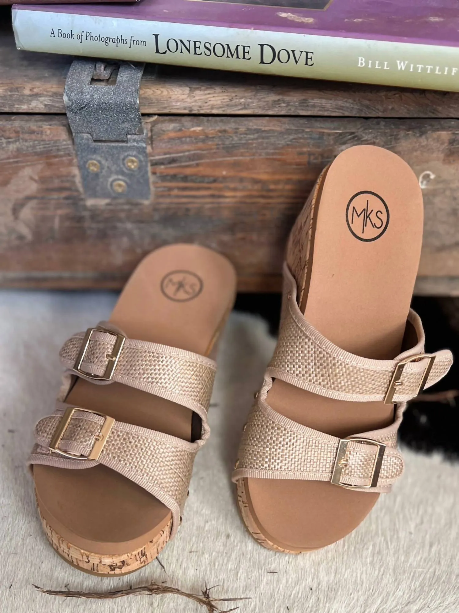 Women's Say The Word Wedge Sandals In Brown