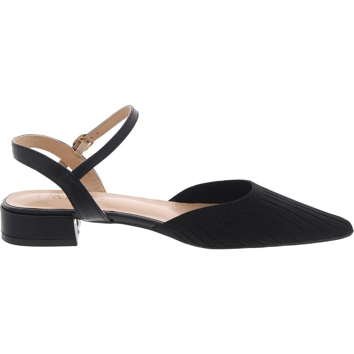 Womens Solid Man Made Ankle Strap