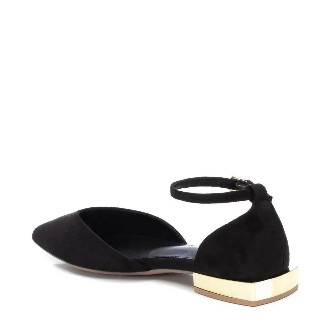 Women's Suede Pointy Toe Ballet Flats By XTI_
