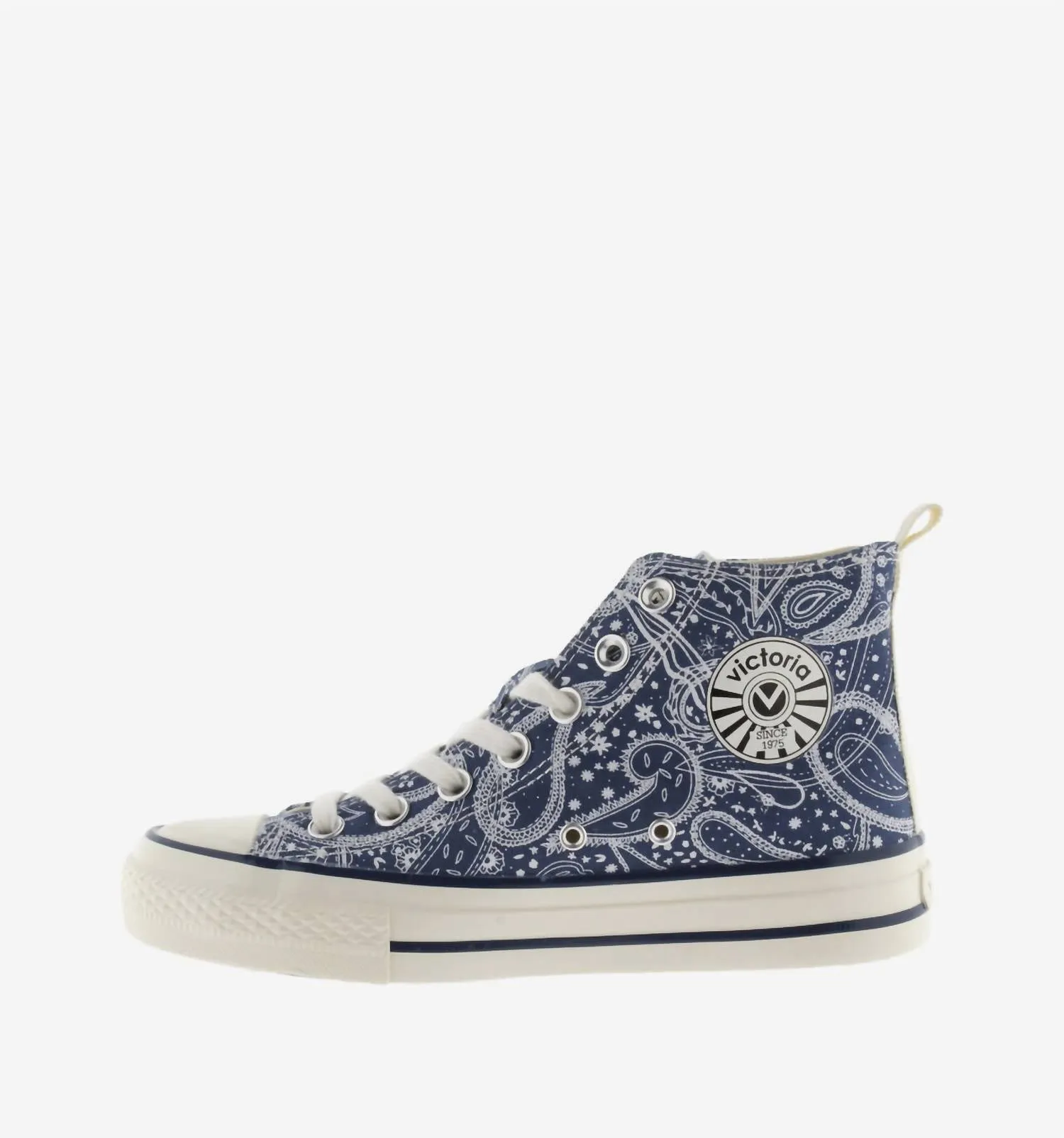 Women's Tribu Brillo Bandana Marino Canvas Sneakers In Blue