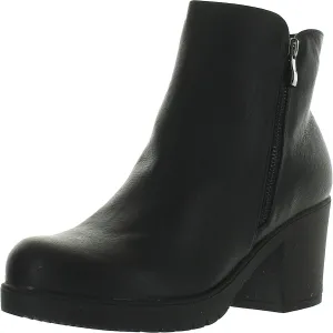 Zoey 2 Womens Faux Leather Bootie Ankle Boots